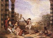 WATTEAU, Antoine Les Charmes de la Vie china oil painting artist